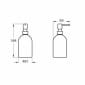 Image of VitrA: Origin Countertop Liquid Soap Dispenser Bottle