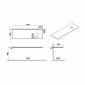 Image of VitrA: Origin Neolith Countertop with Right Siphon Hole (1500mm)