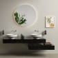 Image of VitrA: Origin Glass Countertop without Tap Hole (900mm)