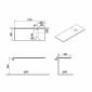 Image of VitrA: Origin Neolith Countertop with Right Siphon Hole (1200mm)