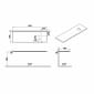 Image of VitrA: Origin Wooden Countertop with Right Siphon Hole (1500mm)