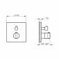 Image of VitrA: Suit Thermostatic Shower Valve