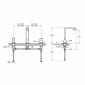Image of VitrA: Suit Deck-mounted Basin Mixer with Side Handles (3TH)