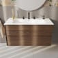 Image of VitrA: Suit Deck-mounted Basin Mixer with Side Handles (3TH)