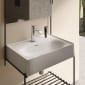 Image of VitrA: Suit Deck-mounted Basin Mixer Tap with Top Handle