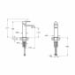 Image of VitrA: Suit Deck-mounted Basin Mixer Tap with Top Handle