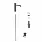 Image of VitrA: Suit Deck-mounted Basin Mixer Tap with Top Handle