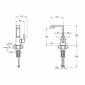 Image of VitrA: Suit Deck Basin Mixer Tap with Side Handle