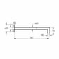 Image of VitrA: Suit Wall-Mounted Shower Arm
