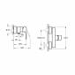 Image of VitrA: Root Round Shower Mixer Valve (Exposed)