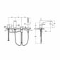 Image of VitrA: Root Round 4-Hole Bath Shower Mixer Tap With Hand Shower