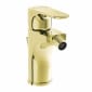 Image of VitrA: Root Round Bidet Mixer Tap with Pop-up Waste
