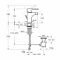 Image of VitrA: Root Round Bidet Mixer Tap with Pop-up Waste