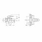 Image of VitrA: Root Round Wall-mounted Bath Mixer Tap