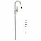 Image of VitrA: Root Round Deck-mounted Basin Mixer Tap with Swivel Spout