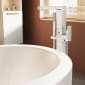 Image of VitrA: Root Round Floor-standing Bath Shower Mixer Tap