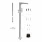 Image of VitrA: Root Round Floor-standing Bath Shower Mixer Tap