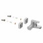 Image of VitrA: Root Square Wall-mounted Bath Shower Mixer Tap