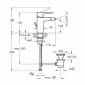 Image of VitrA: Root Square Bidet Mixer Tap