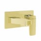 Image of VitrA: Root Square Wall-mounted Basin Mixer Tap