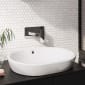 Image of VitrA: Root Square Wall-mounted Basin Mixer Tap