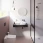 Image of VitrA: Root Square Wall-mounted Basin Mixer Tap