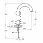 Image of VitrA: Liquid Deck-mounted Basin Mixer with Right Handle