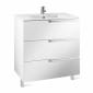 Image of Roca: Victoria-N Unik Wall-hung Vanity Unit with Basin & Three Drawers (1000mm)