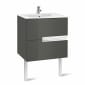 Image of Roca: Victoria-N Unik Wall-hung Vanity Unit with Basin & Two Drawers (700mm)