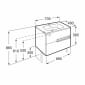 Image of Roca: Victoria-N Unik Wall-hung Vanity Unit with Basin & Two Drawers (700mm)