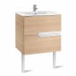 Image of Roca: Victoria-N Unik Wall-hung Vanity Unit with Basin & Two Drawers (700mm)