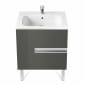 Image of Roca: Victoria-N Unik Wall-hung Vanity Unit with Basin & Two Drawers (700mm)