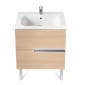 Image of Roca: Victoria-N Unik Wall-hung Vanity Unit with Basin & Two Drawers (700mm)
