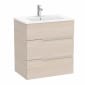 Image of Roca: Victoria-N Unik Wall-hung Vanity Unit with Basin & Three Drawers (700mm)