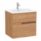 Image of Roca: Victoria-N Unik Wall-hung Vanity Unit with Basin and Two Drawers (600mm)