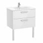 Image of Roca: New Victoria Wall-hung Vanity Unit with Two Drawers (700mm)