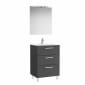 Image of Roca: New Victoria Family Pack with Vanity Unit, Basin, Mirror & LED Light (600mm)