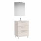 Image of Roca: New Victoria Family Pack with Vanity Unit, Basin, Mirror & LED Light (600mm)