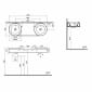 Image of VitrA: Liquid Countertop Double Washbasin