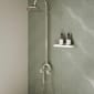 Image of VitrA: Liquid Thermostatic Shower Column with Magnetic Hand Shower