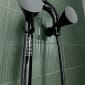 Image of VitrA: Liquid Thermostatic Shower Column with Magnetic Hand Shower