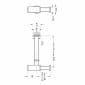 Image of VitrA: Bottle Trap T-type For Basins