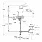 Image of VitrA: Solid S Countertop Bidet Mixer with Pop-up Waste (Chrome)