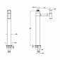 Image of VitrA: Floor-Standing Bottle Trap - Chrome