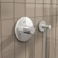 Image of VitrA: Root Round Wall-mounted Three-way Showering Diverter