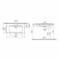 Image of VitrA: M-line Edge Wall-hung Rectangular Vanity Basin (1000mm)