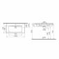 Image of VitrA: M-line Edge Wall-hung Rectangular Vanity Basin (1000mm)