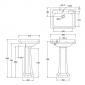 Image of Burlington Victorian 560mm Basin
