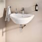 Image of VitrA: Integra Wall-mounted Round Basin (500mm)