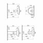 Image of VitrA: Integra Wall-mounted Round Basin (500mm)